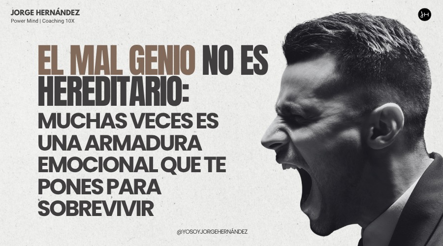 El mal genio no es hereditario: muchas veces es una armadura emocional
